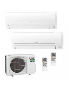 Mitsubishi Electric ✔️ 2x1 ✔️ MXZ-HA50VF + MSZ-HR25VF + MSZ-HR25VF 2