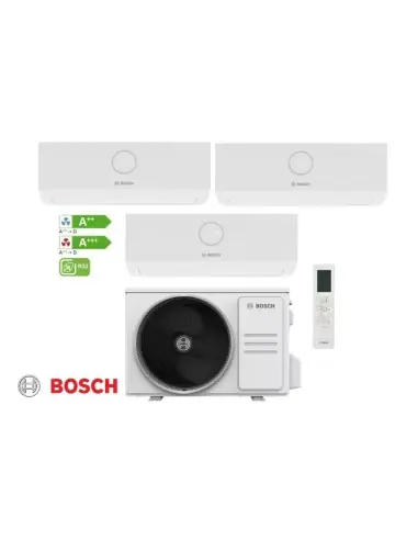 3X1 BOSCH CLIMATE 5000 M 6,2kw + (3(CLIMATE 3000i (3,5kw + 2,6kw + 2,6kw))
